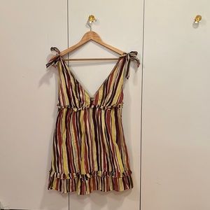 Vintage Look Striped Top